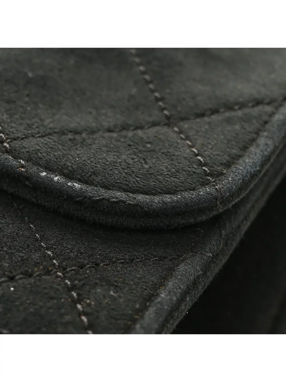 Chanel Suede Quilted Medium Single Flap #295679C22B